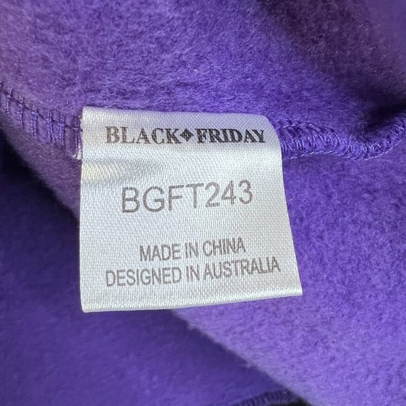 Dangerfield NWOT Black Friday Loch Ness Retro Palm Tree Jumper Sweater Size S - Picture 7 of 8